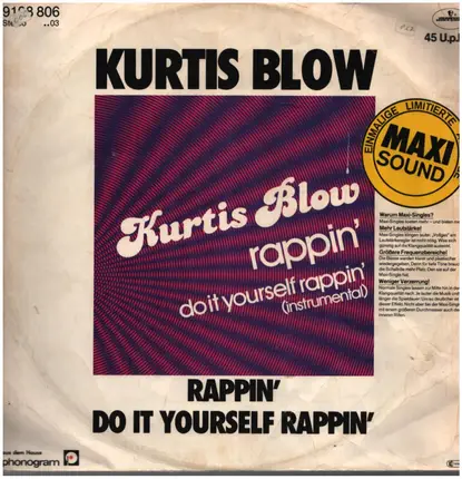 Vintage Kurtis Blow King of Rap Fresh Tour T-Shirt M/L | Rap, Hip hop  artists, Got busted