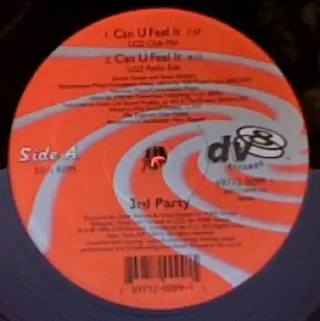 3RD PARTY - Can U Feel It - Disque Maxi x 1