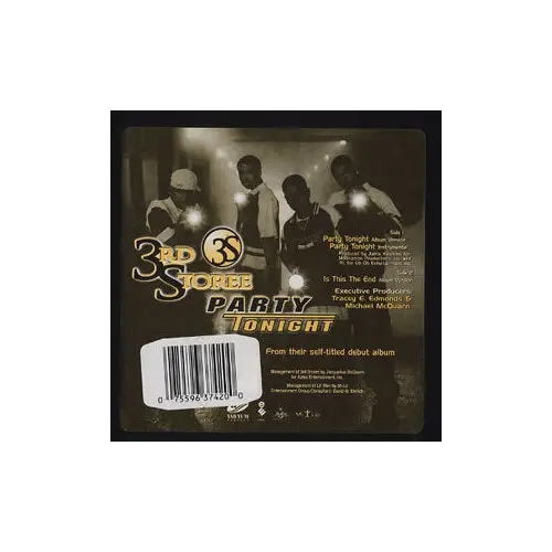 3RD STOREE - Party Tonight - Disque Maxi 45T