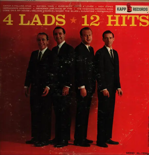 4 LADS - 12 Hits - Disque 33T