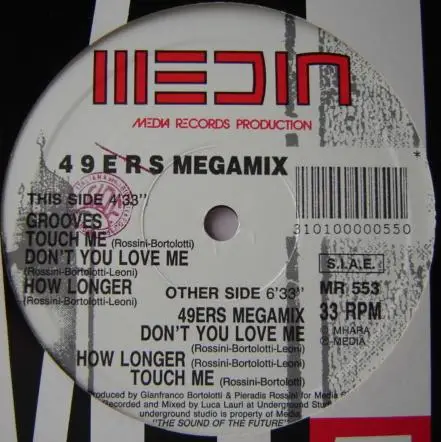 49ERS - 49ers Megamix - Disque Maxi x 1