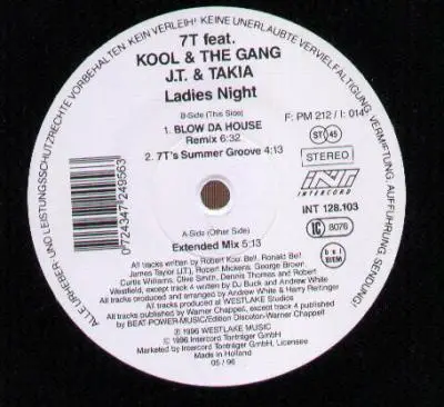7T - Ladies Night - Disque Maxi x 1
