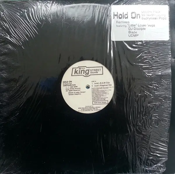 95 NORTH FEATURING SABRYNAAH POPE - Hold On (Remixes) - 12 inch x 2