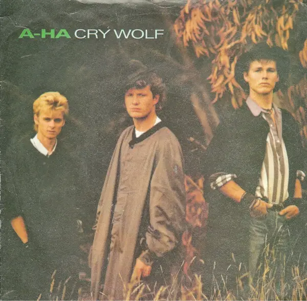 a-ha Cry Wolf (SILVER INJECTION LABELS)