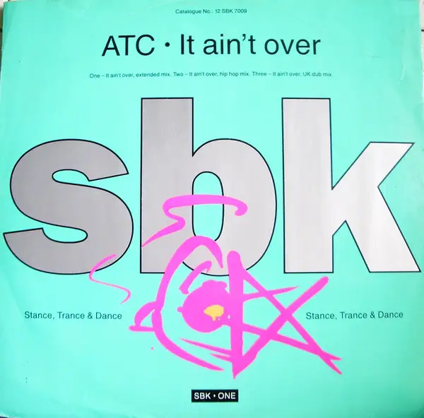 A.T.C. - It Ain't Over - Disque Maxi x 1