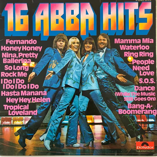 ABBA - 16 ABBA Hits (CLUB EDITION) - Disque 33T