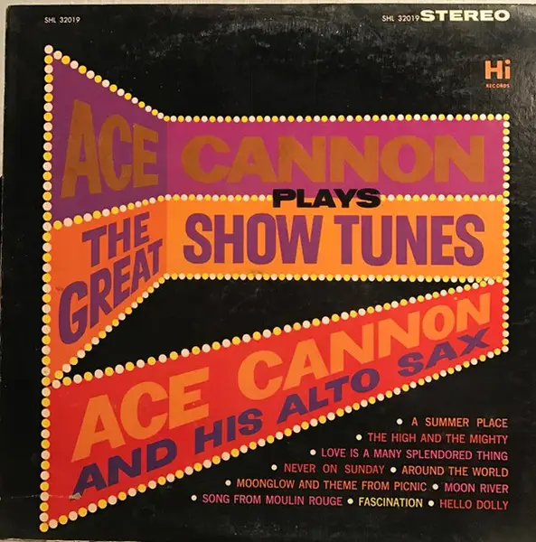 ACE CANNON - Ace Cannon Plays The Great Show Tunes - Disque 33T
