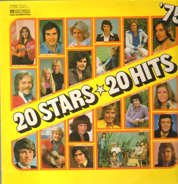 ADAMO, GITTE, CHRISTIAN ANDERS A.O. - 20 Stars 20 Hits '75 - Disque 33T