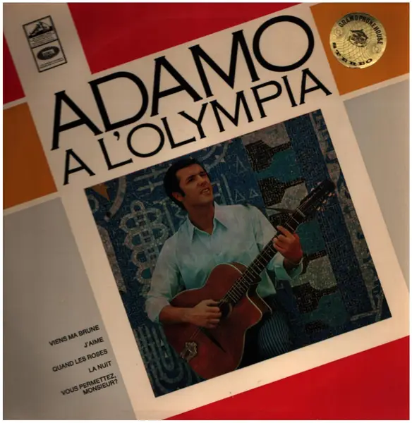 ADAMO - Adamo À L'Olympia - Disque 33T