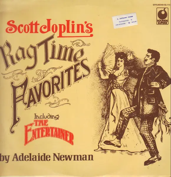 ADELAIDE NEWMAN - Scott Joplin's Ragtime Favourites - Disque 33T