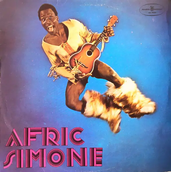 AFRIC SIMONE - Afric Simone (SILVER PRINT ON RED LABELS) - LP