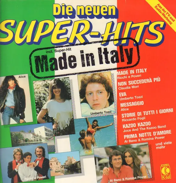 AL BANO & ROMINA POWER, ALICE AND OTHERS - Die Neuen Super-Hits - Made In Italy - Disque 33T