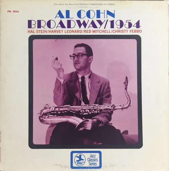 AL COHN - Broadway/1954 - Disque 33T