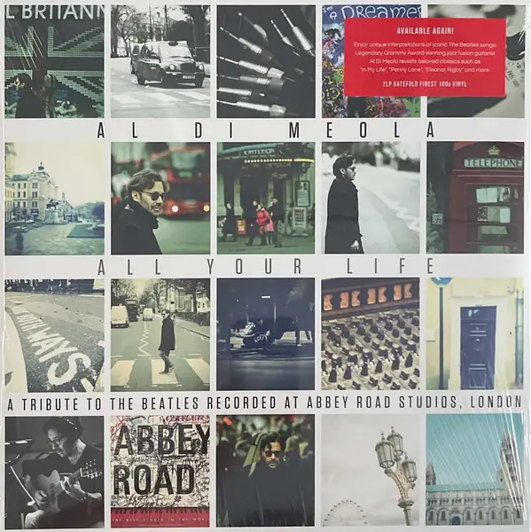 AL DI MEOLA - All Your Life - A Tribute To The Beatles Recorded At Abbey Road Studios London - LP x 2