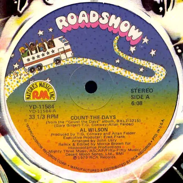 AL WILSON - Count The Days - Disque Maxi x 1