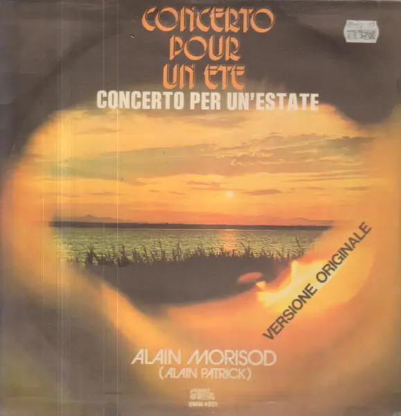 ALAIN MORISOD - Concerto Pour Un Eté - Disque 33T