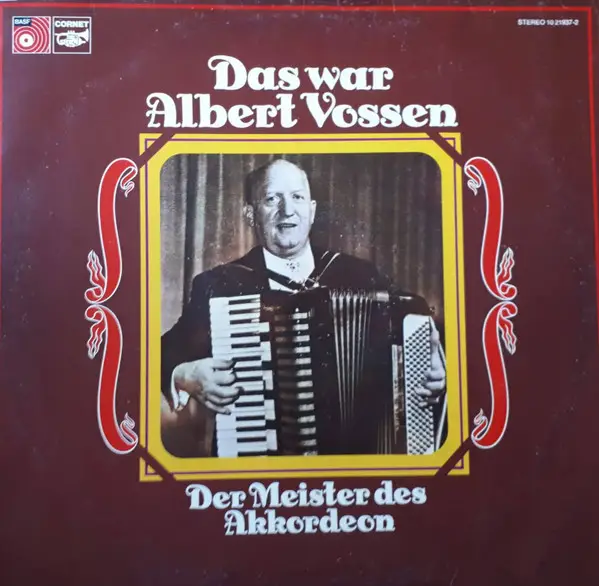 ALBERT VOSSEN UND SEIN ORCHESTER - Das War Albert Vossen - Der Meister Des Akkordeon (MONO) - LP