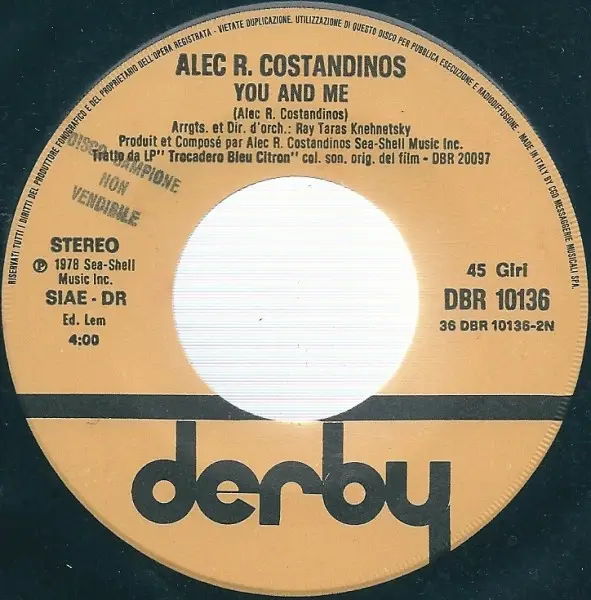 ALEC R. COSTANDINOS - Trocadero Suite (NO COVER) - 7inch x 1