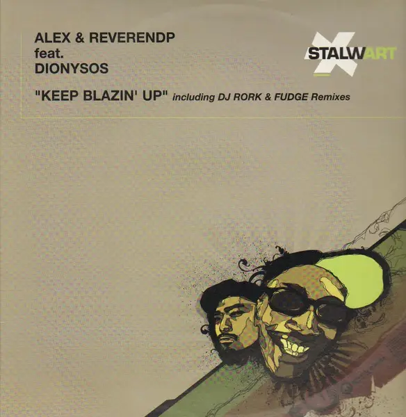 ALEX FINKIN & REVEREND P FEAT. DIONYSOS - Keep Blazin' Up - Disque Maxi x 1