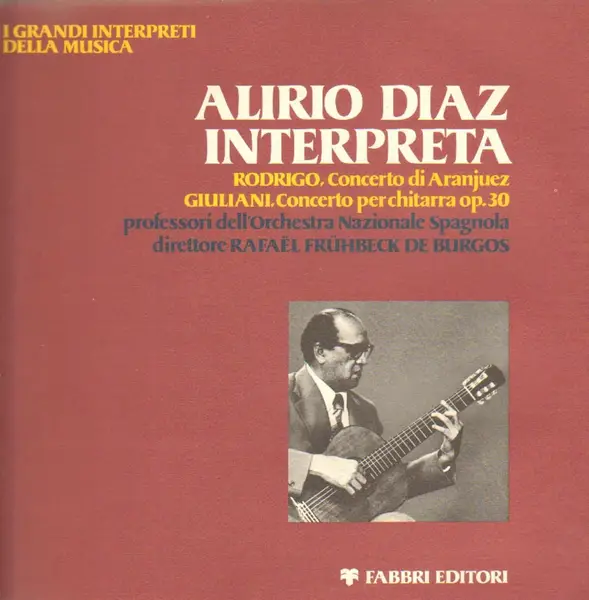 ALIRIO DIAZ - Rodrigo-Concerto di Aranjuez, Guiliani-Concerto per chitarra (GATEFOLD+BOOKLET) - LP