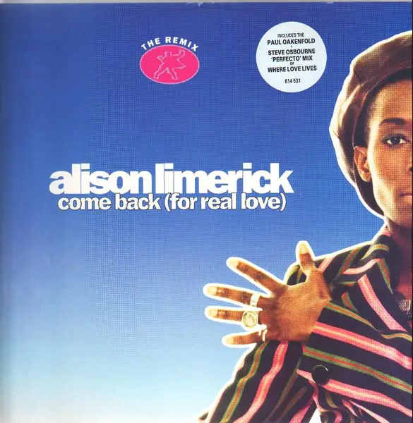 ALISON LIMERICK - Come Back (For Real Love) The Remix - 12 inch x 1