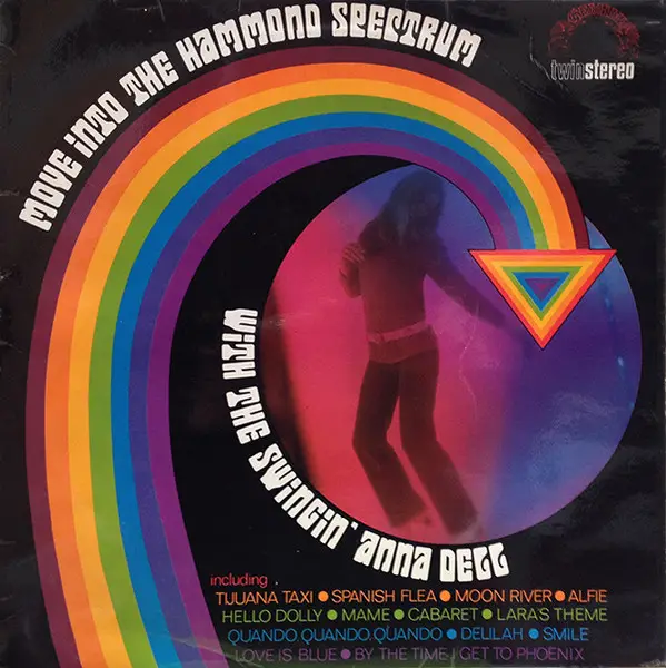 ANNA DELL - Move Into The Hammond Spectrum With The Swinging Anna Dell - Disque 33T