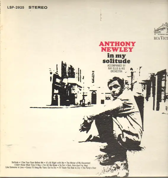 ANTHONY NEWLEY ACCOMPANIED BY RAY ELLIS AND HIS ORCHESTRA - In My Solitude - LP