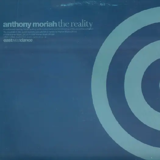 ANTHONY MORIAH - The Reality - 12 inch x 1