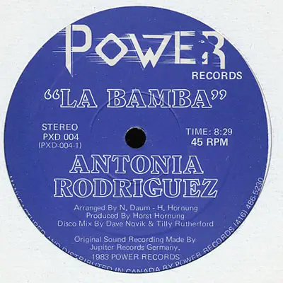 ANTONIA RODRIGUEZ - La Bamba - 12 inch x 1