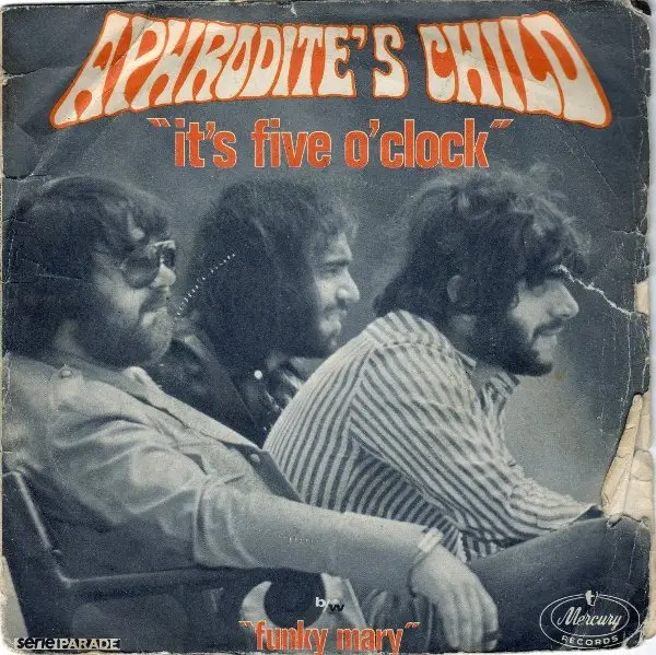 APHRODITE'S CHILD - It's Five O'clock b/w Funky Mary - 7inch x 1