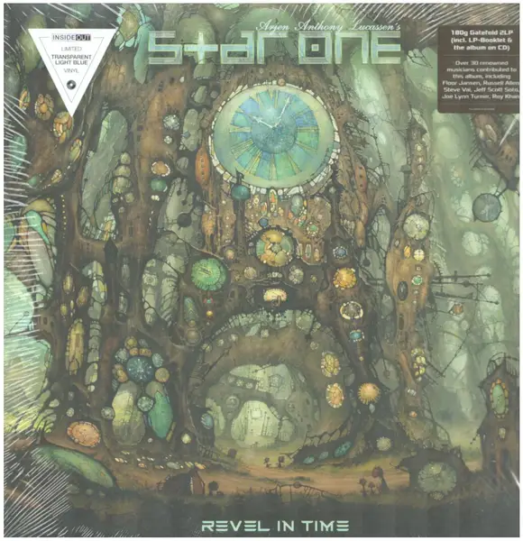 ARJEN ANTHONY LUCASSEN'S STAR ONE - Revel In Time (STILL SEALED, LIGHT BLUE TRANSPARENT VINYL, LTD) - LP x 3