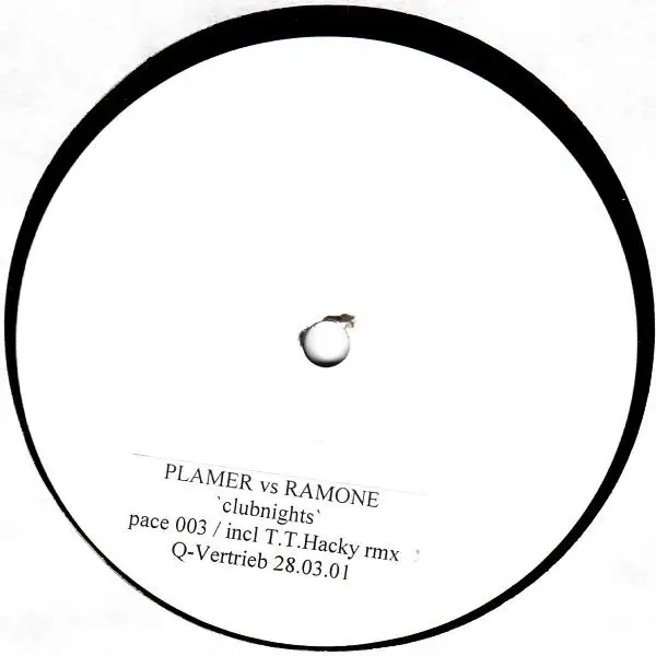 ARNOLD PALMER VS. RAMONE - Clubnights (WHITE LABEL) - 12 inch x 1