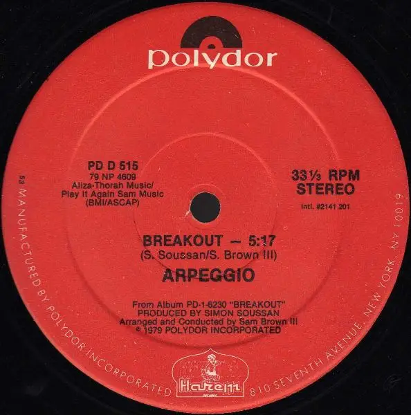 ARPEGGIO - Breakout - Disque Maxi x 1