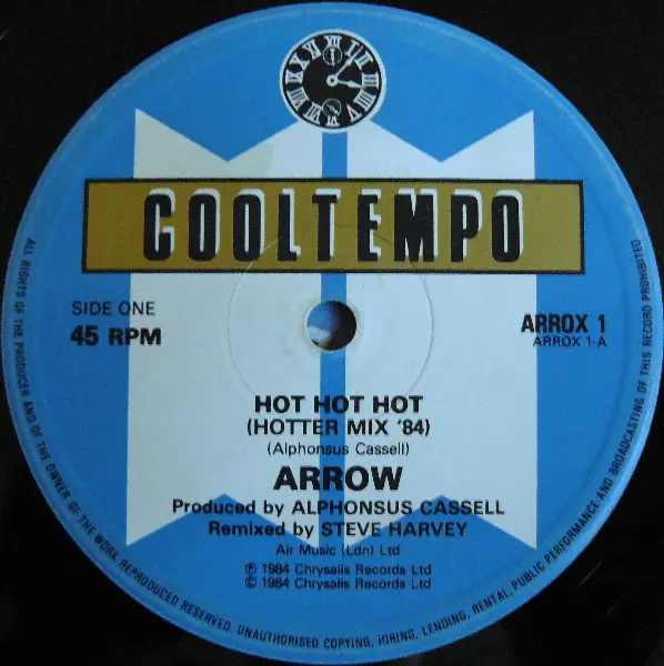 ARROW (2) - Hot Hot Hot - Disque Maxi 45T