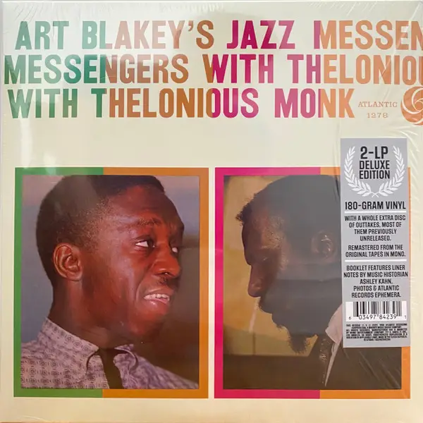ART BLAKEY & THE JAZZ MESSENGERS WITH THELONIOUS MONK - Art Blakey's Jazz Messengers With Thelonious Monk - Disque 33T x 2