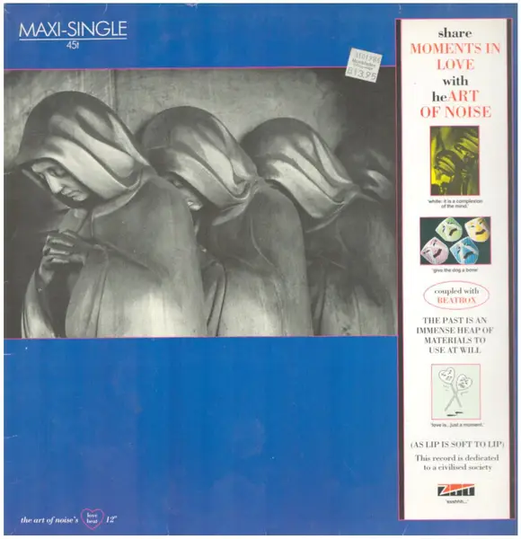 ART OF NOISE - Moments In Love (BLUE COVER) - Disque Maxi x 1