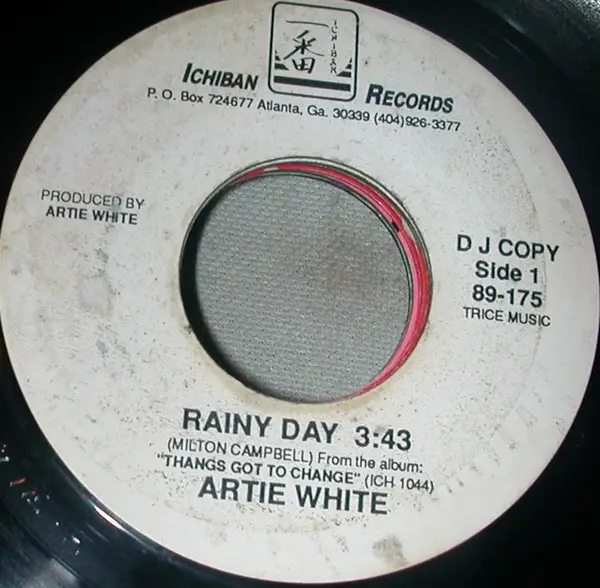 ARTIE WHITE - Rainy Day (PROMO COPY) - 7inch x 1