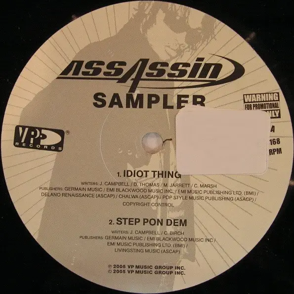 ASSASSIN - Assassin Sampler - Disque Maxi x 1
