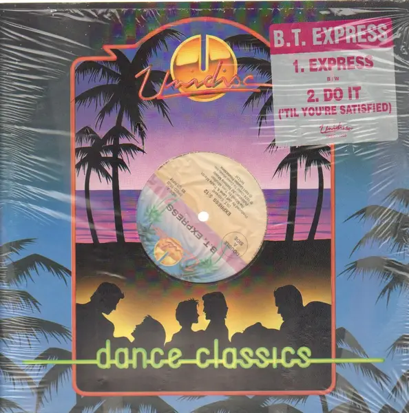 B.T. EXPRESS - Express / Do It ('Til You're Satisfied) (BEACH LABEL) - Disque Maxi x 1
