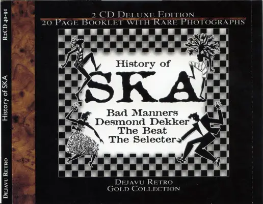 BAD MANNERS / DESMOND DEKKER / THE BEAT / THE SELECTER - History Of Ska (SLIPCASE) - Disque CD x 2