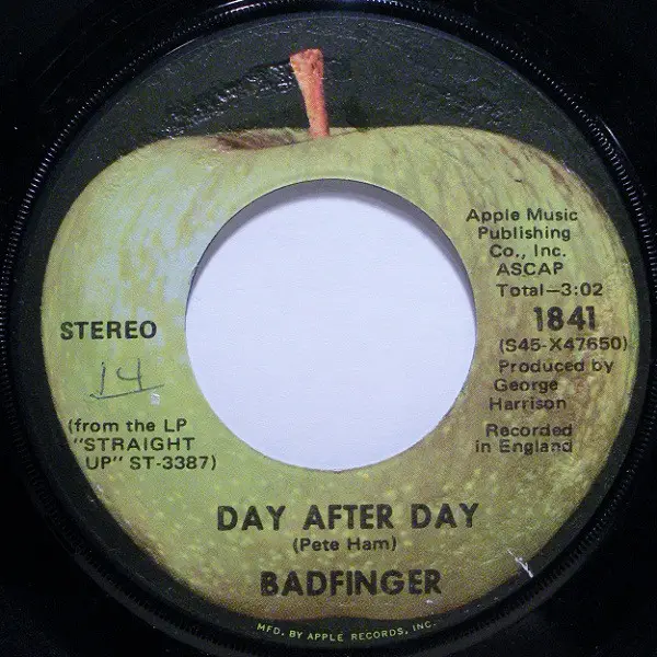 BADFINGER - Day After Day - Disque 45T x 1