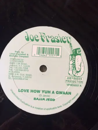 BAJJA JEDD / PRIVATE P - Love How Yuh A Gwaan / Youth Insecure - Disque Maxi x 1