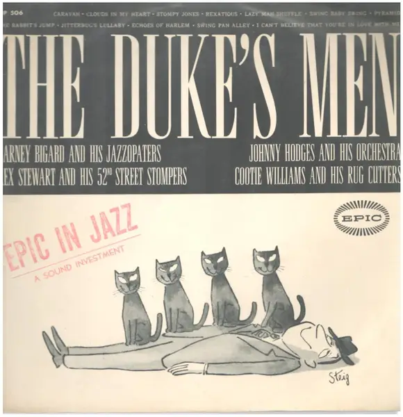 BARNEY BIGARD AND HIS JAZZOPATERS, JOHNNY HODGES AND HIS ORCHESTRA, A.O. - The Duke's Men - LP
