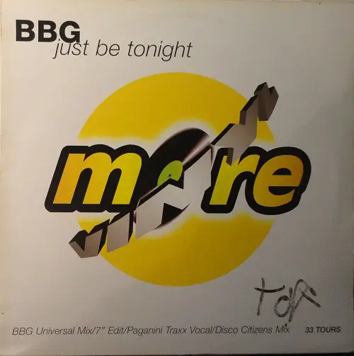 BBG - Just Be Tonight - 12 inch x 1