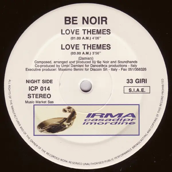 BE NOIR - Love Themes - 12 inch x 1