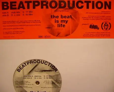 BEATPRODUCTION - The Beat Is My Life - Disque Maxi x 1