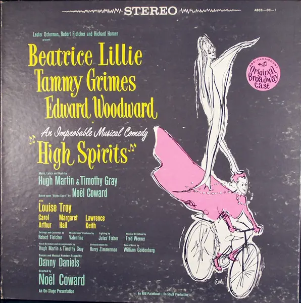 BEATRICE LILLIE , TAMMY GRIMES , EDWARD WOODWARD - High Spirits (GATEFOLD) - Disque 33T