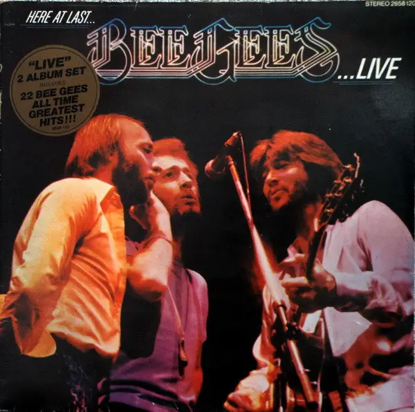 BEE GEES - Here At Last - Live - Disque 33T x 2