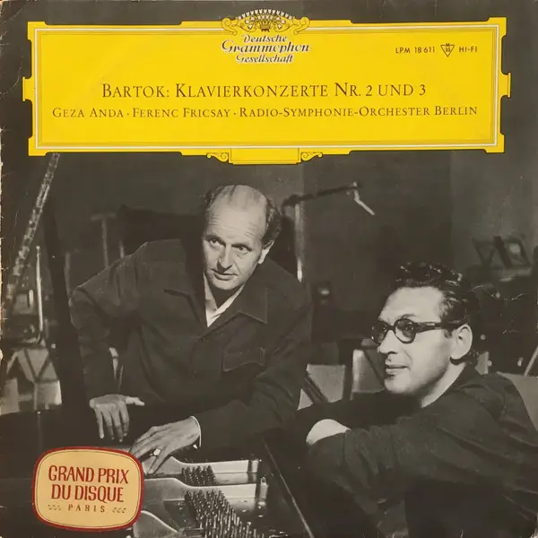 BARTÓK - Klavierkonzerte Nr. 2 Und 3 - Disque 33T