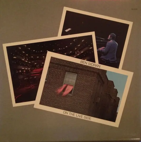 BEN SIDRAN - On The Live Side - Disque 33T